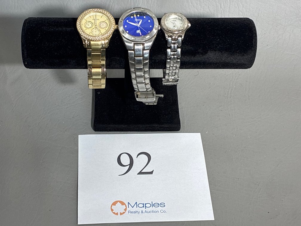 3x Fossil Watches