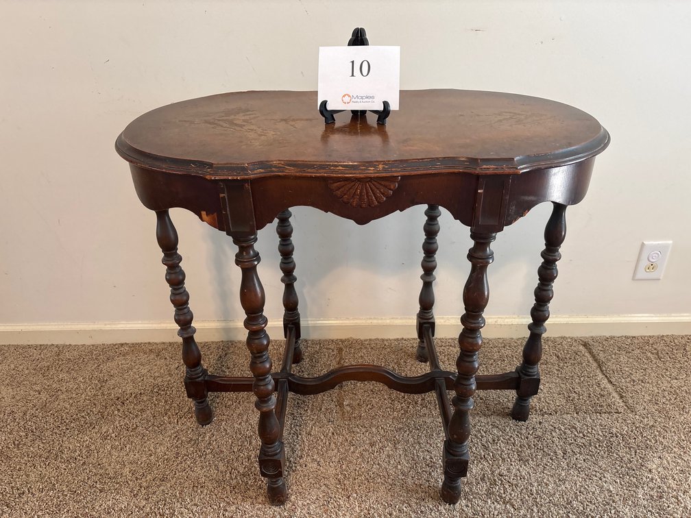 WOODEN SIDE TABLE