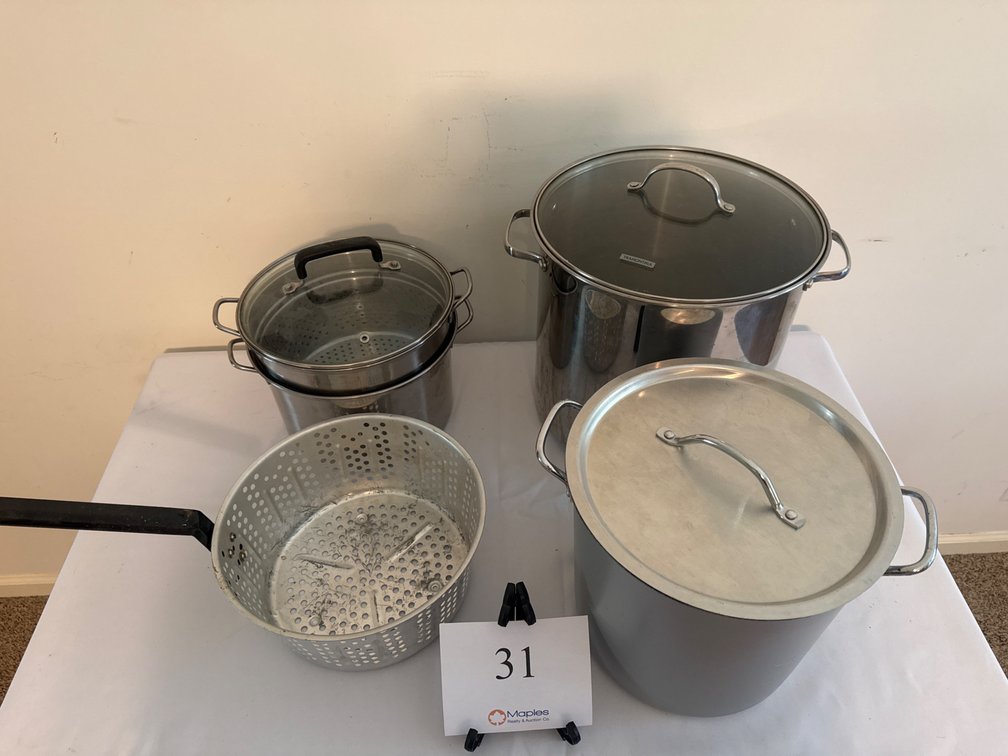 LARGE STOCK POTS