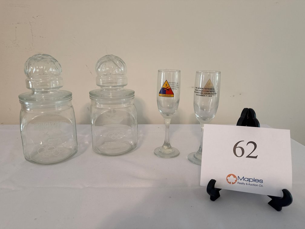 GLASS CANISTERS