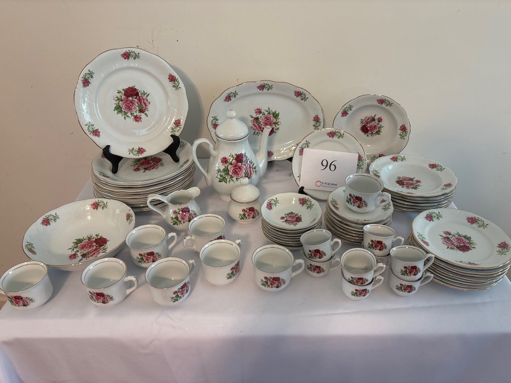 FLORAL CHINA DISH SET