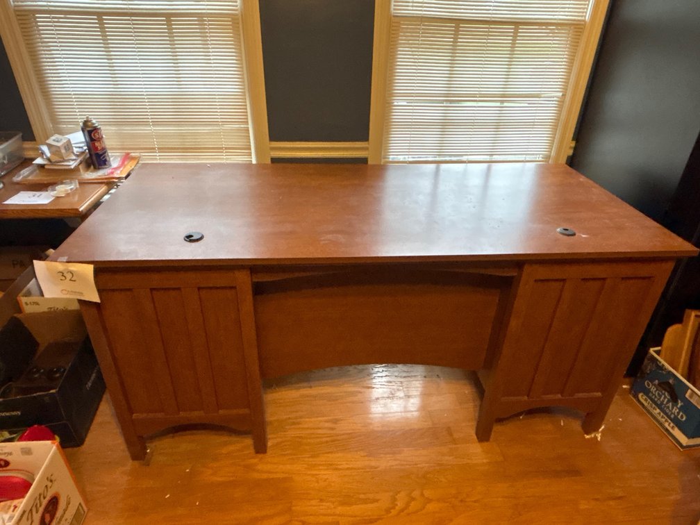 Large Wooden Desk 66x29x31
