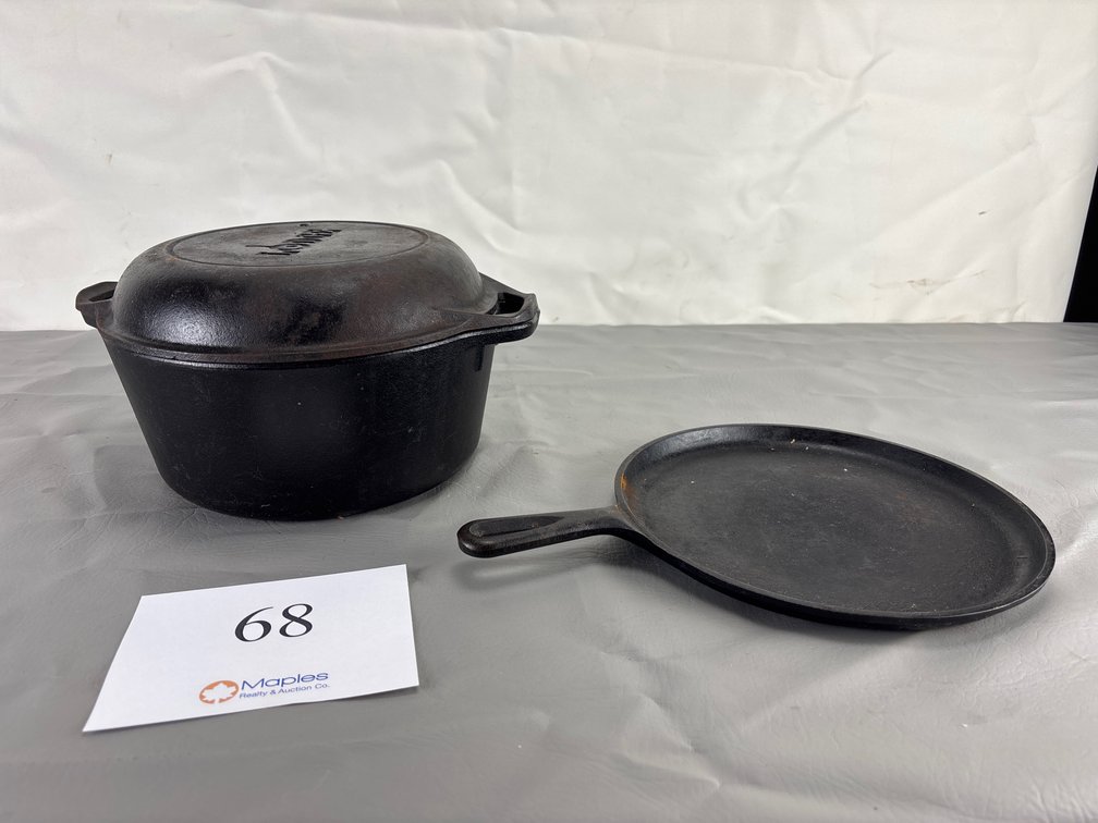 Lodge Cast Iron Dutch Oven & Pan