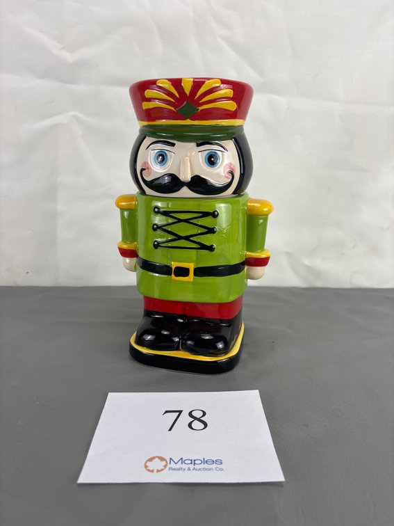 Nutcracker Cookie Jar