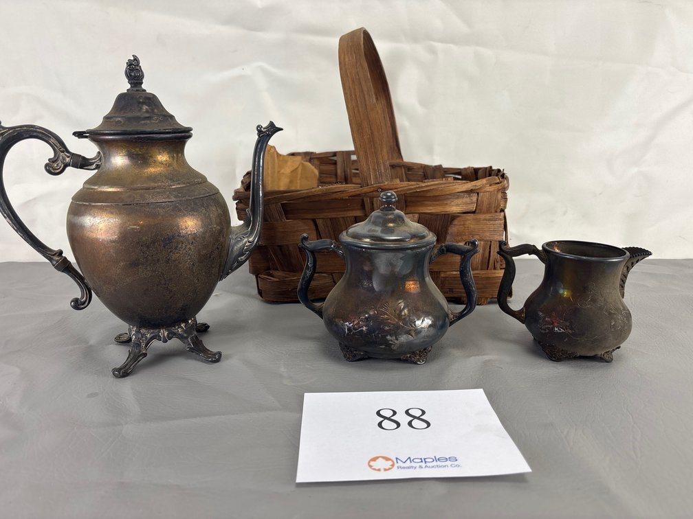 Antique Silver Set