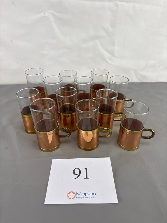 Copper Glass Set (12)