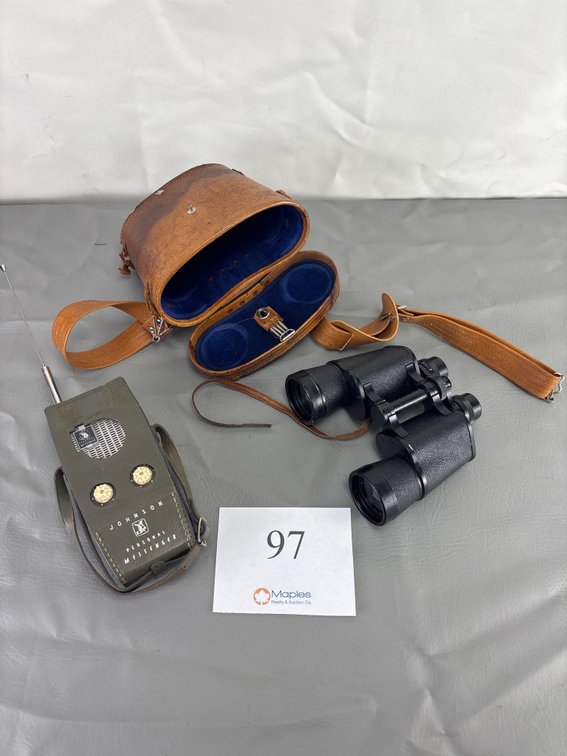 Vintage Binoculars / Johnson Personal Messenger