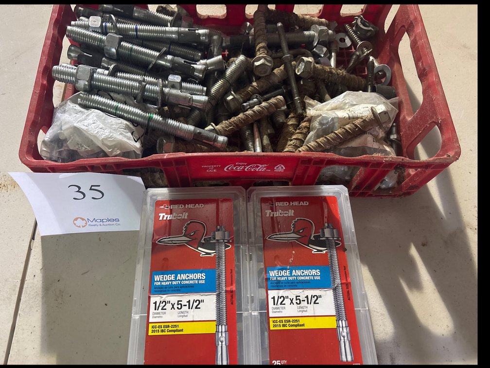 CONCRETE WEDGE ANCHORS