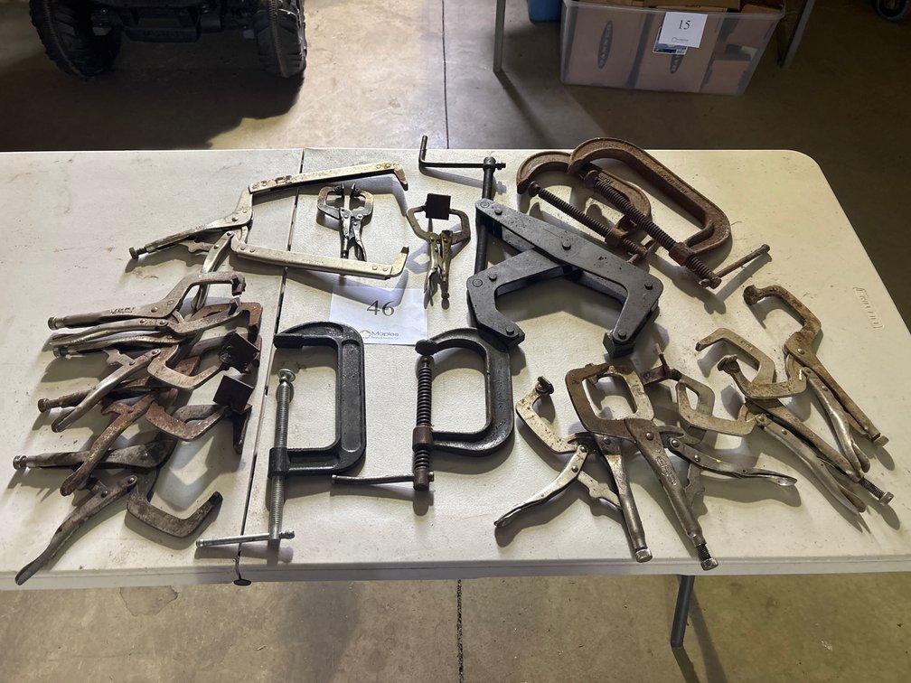VARIOUS VISE AND C-CLAMPS