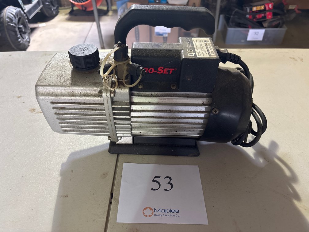 PRO-SET 2 STAGE VACUUM PUMP