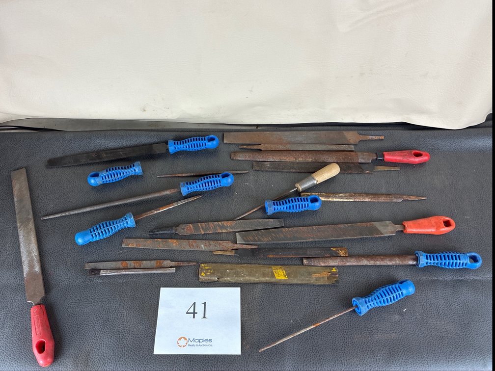 Variety of Files With Handles