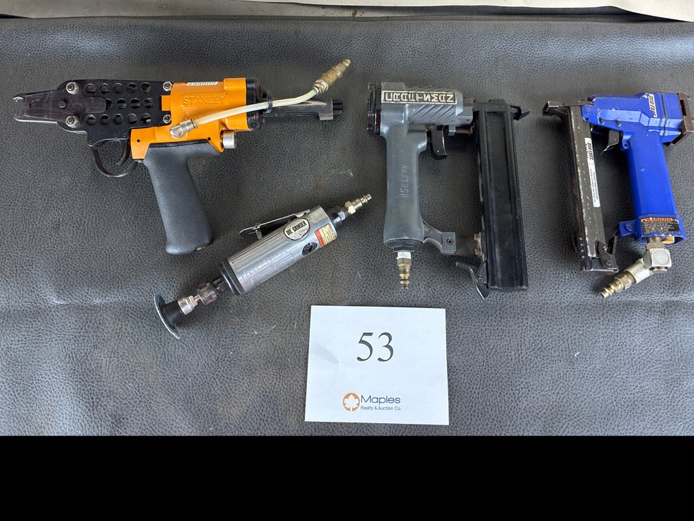 Stanley Hog Ring Gun, Pneumatic Nail Guns and Grinder