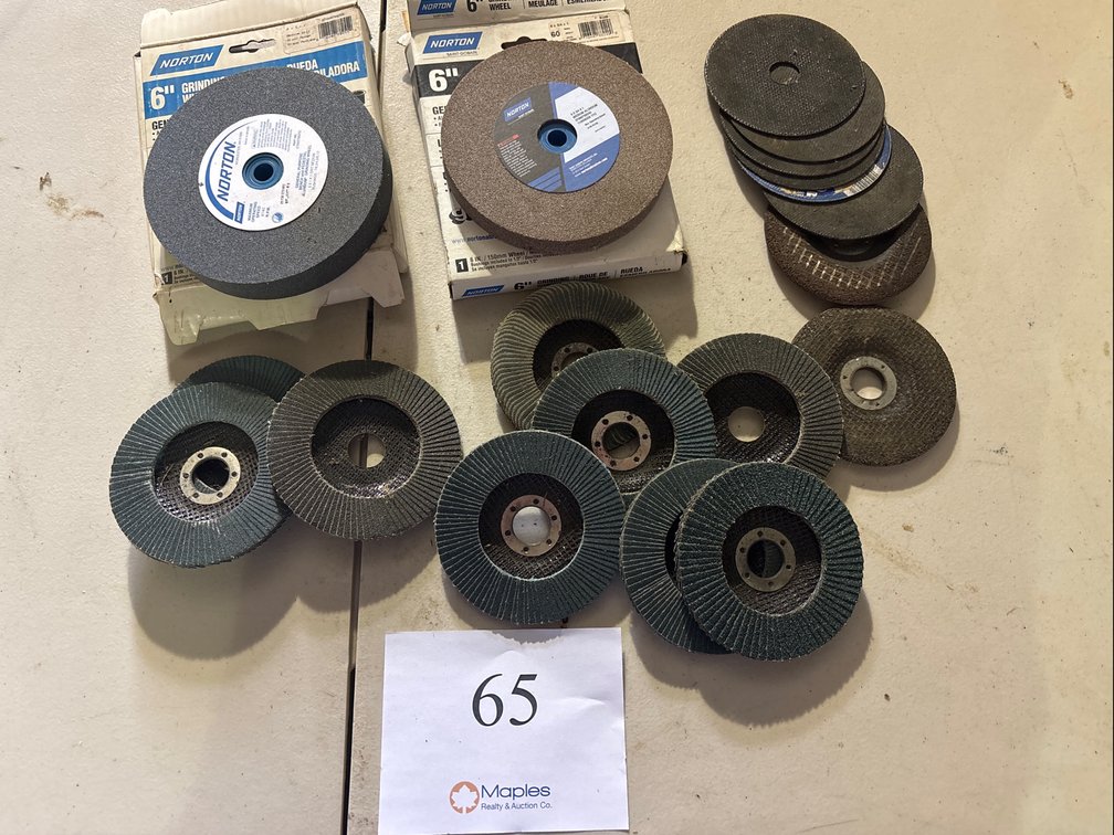 Assorted 6” GRINDING WHEELS AND 41/2” DISC