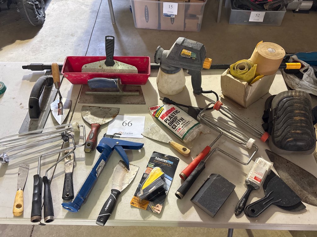 MISC. PAINTING AND SPACKLING SUPPLIES