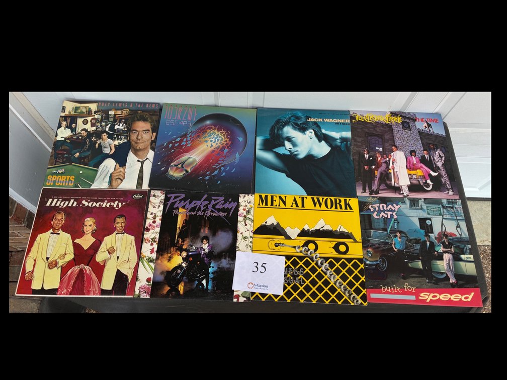 Journey, Prince Purple Rain, Stray Cats Records