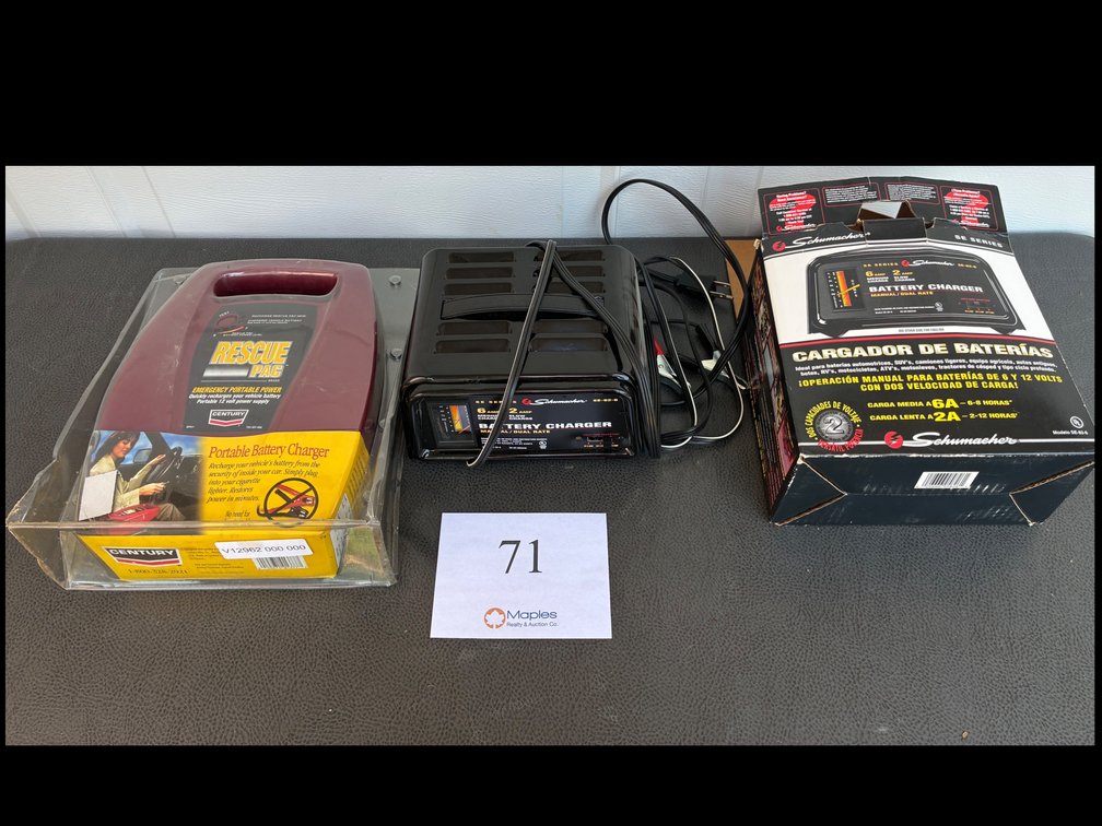 Rescue Pac Portable Power Battery Charger, Schumacher Battery Charger