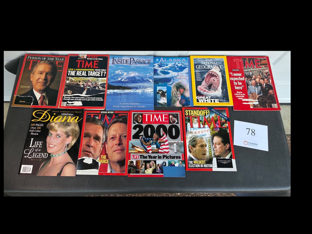 Various Magazines, Times, National Geographic