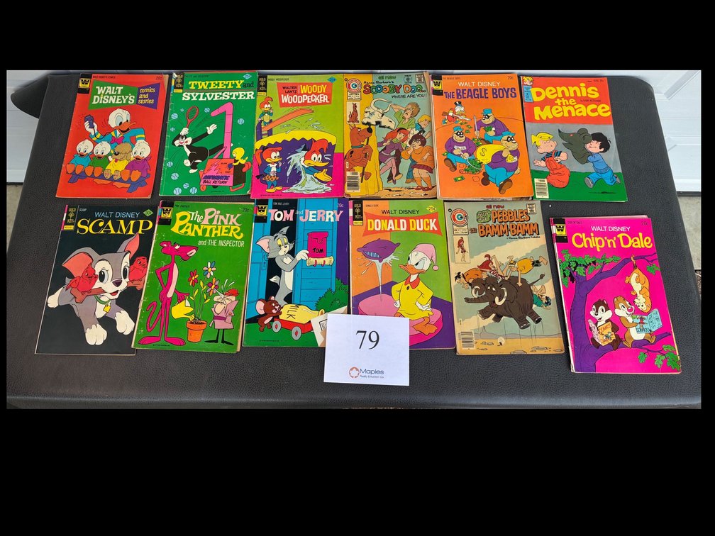Comic Books, Tom and Jerry, Donald Duck, Scamp, Scooby Doo, Chip n Dale
