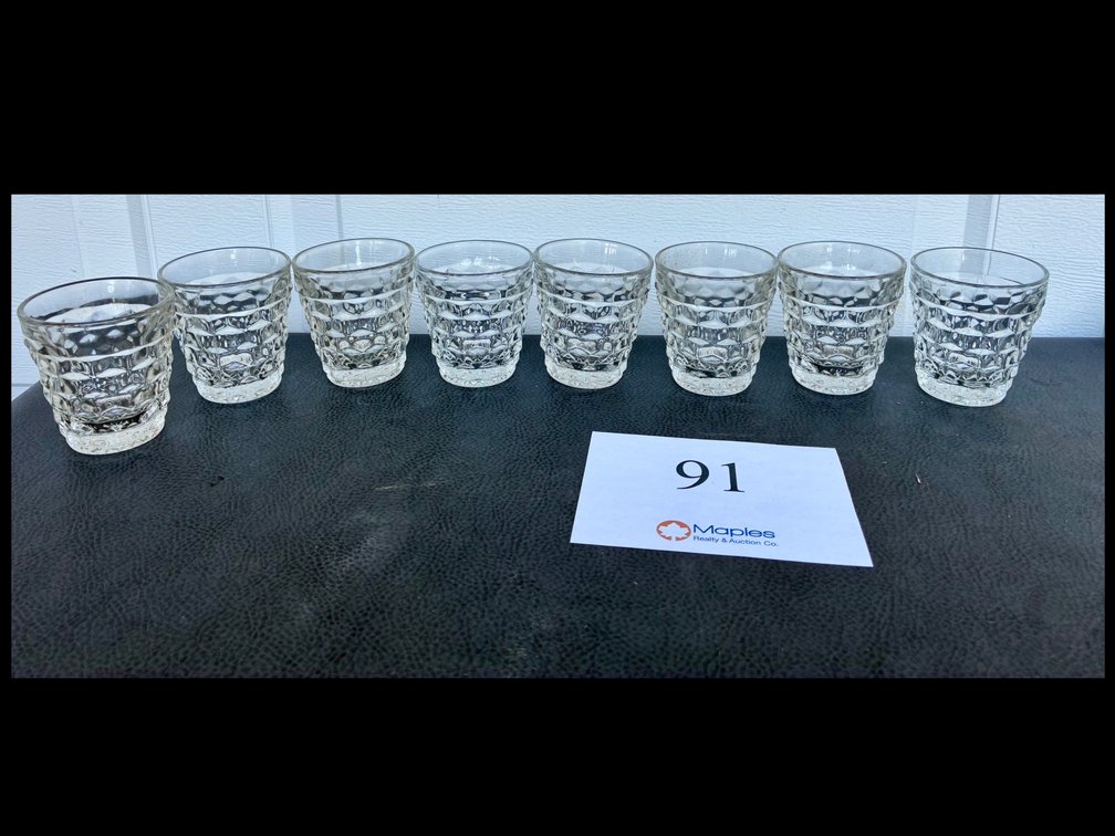 (8) Fostoria Glass Company Glasses