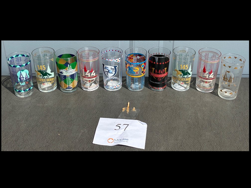 2010’s Kentucky Derby Glasses
