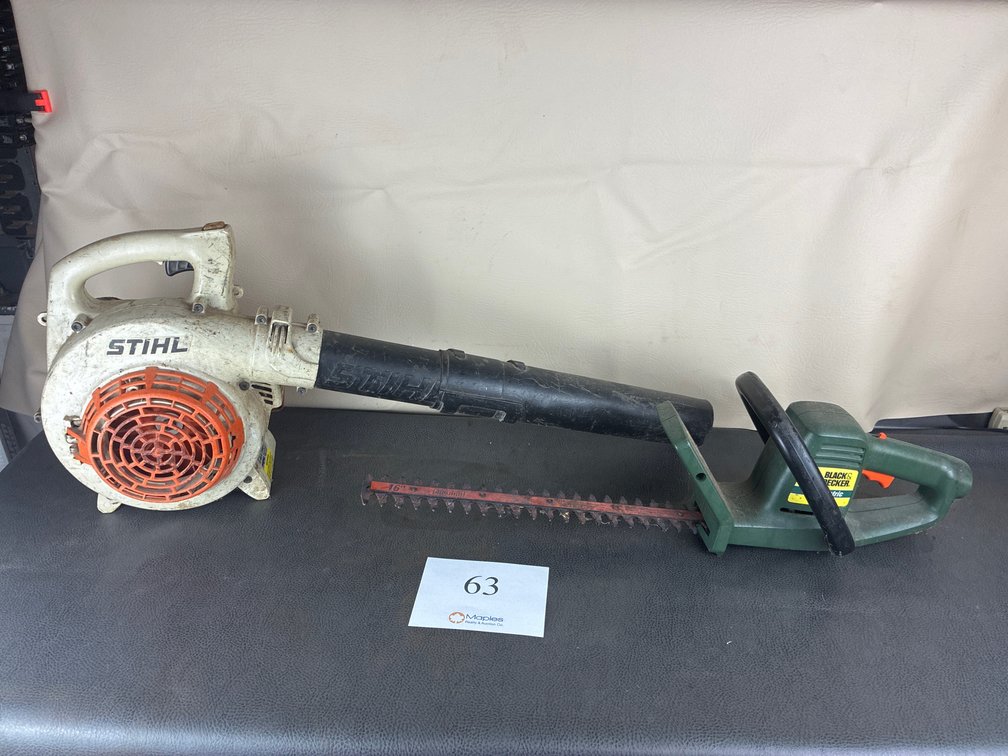 Stihl Blower Gas Powered, Black And Decker Electric Trimmer
