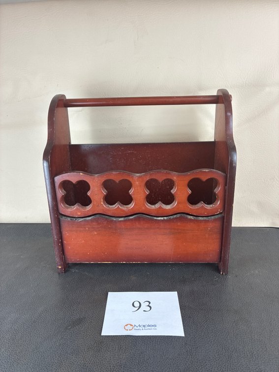 Wooden Magazine Holder