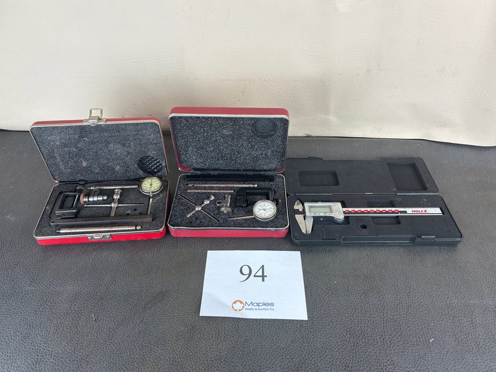 Starrett Universal Back-Plunger Dial Indicator Measuring Set