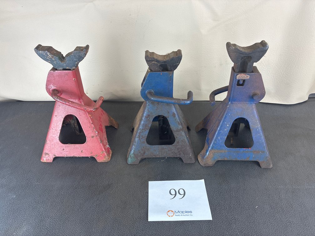 (3) 3 1/2 Ton Jack Stands