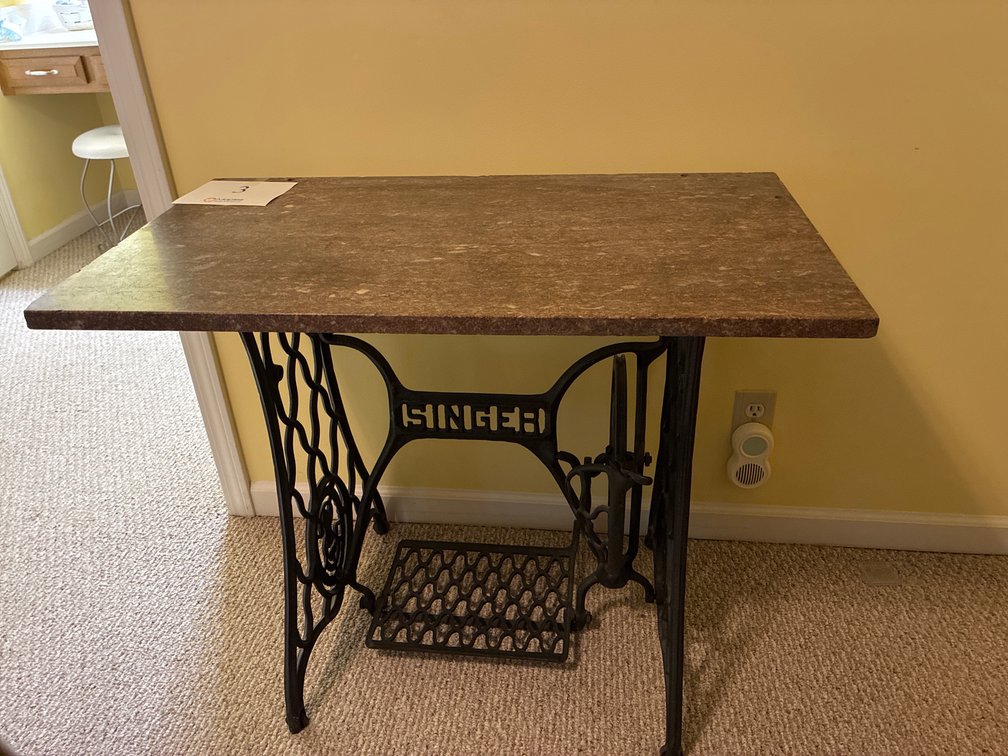Granite Top, Singer Sewing Table