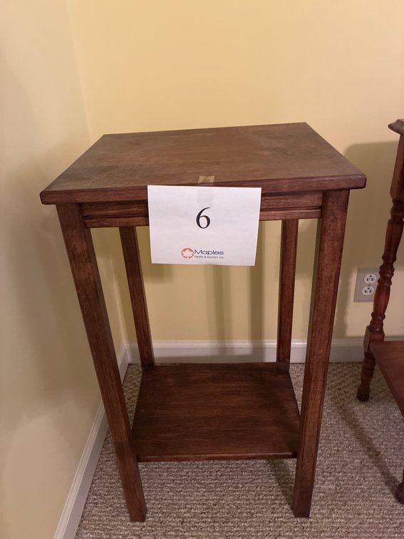 Wooden Side Table 16x14x29