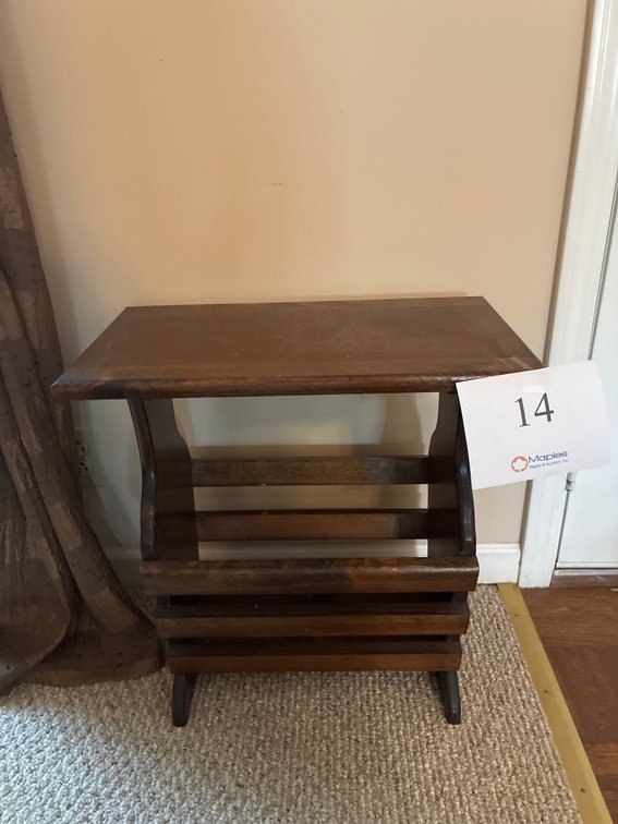 Wooden Side Table 20x11x21