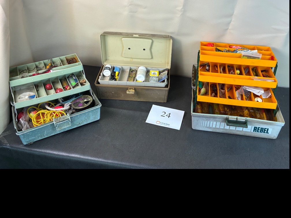 Tackle Boxes with Tackle