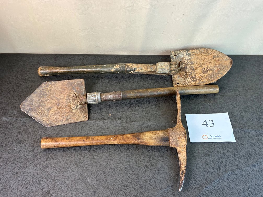 Camping Shovels, pickaxe