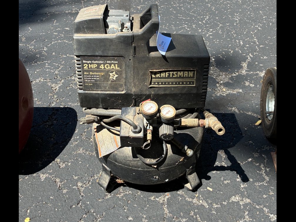 2 Hp 4 Gallon Craftsman Air Compressor