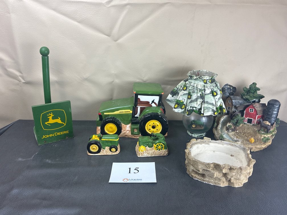 John Deere Cookie Jar, Salt and Pepper Shakers, And Decor