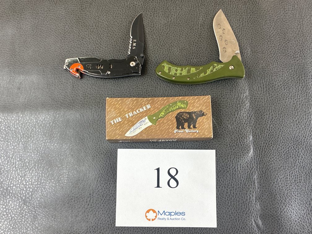 Frost Cutlery The Tracker 15-859GS Knife with Ems Knife