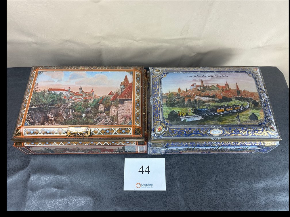 Collectible Lebkuchen-Sxhmidt Tin Boxes