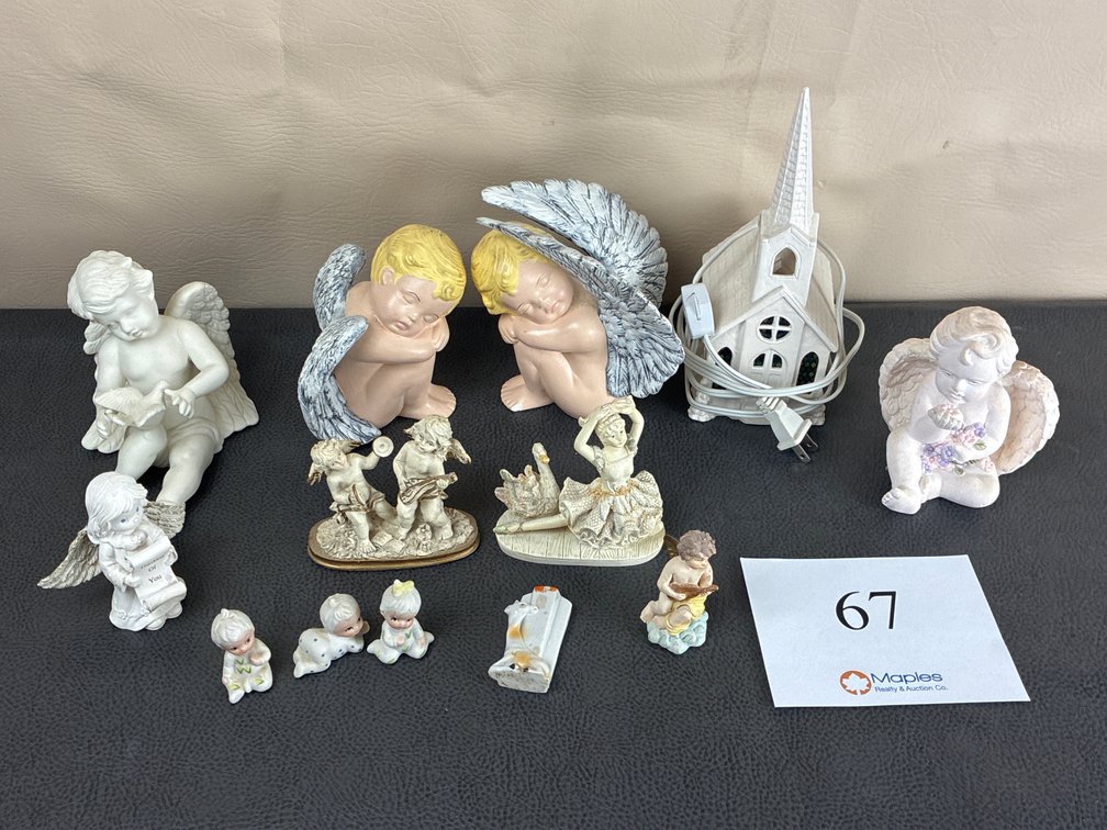 Angels and Church Music Box