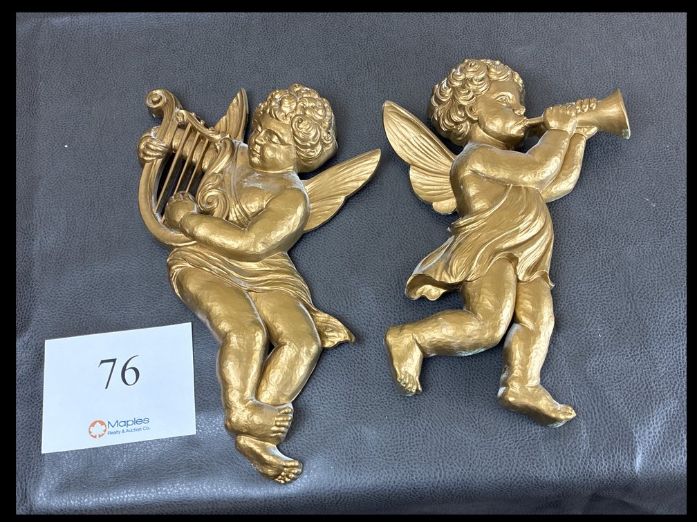 Gold Angel Wall art