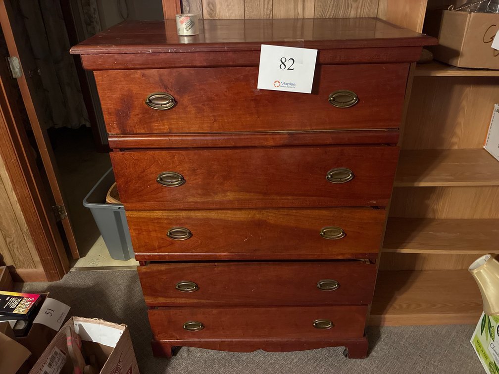 Wooden Dresser 37”x20”x50”