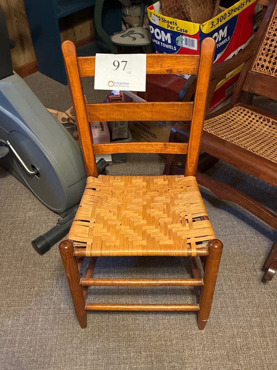 Wooden/Wicker Chair