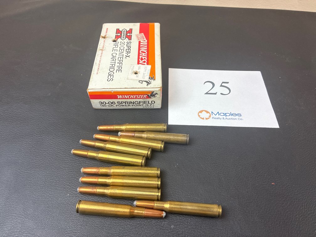 (10) Rounds Winchester 180 Grain 30-06
