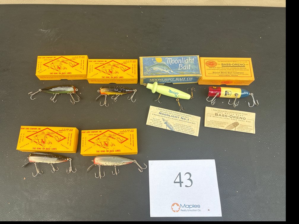 Vintage Collectible Bass Lures