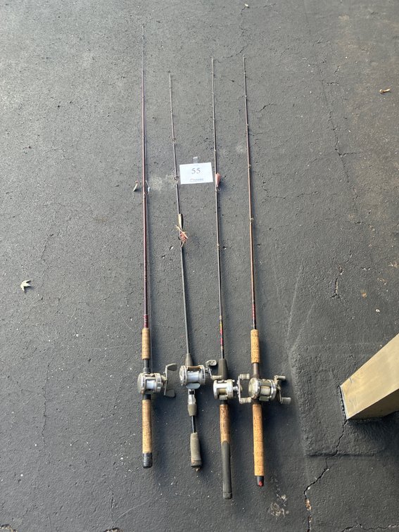 (4) Fishing Poles