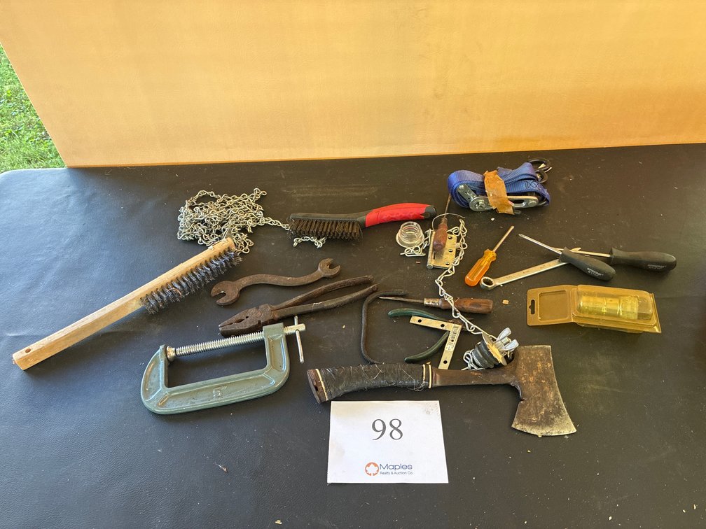 Handtools, Hatchet, C-Clamp
