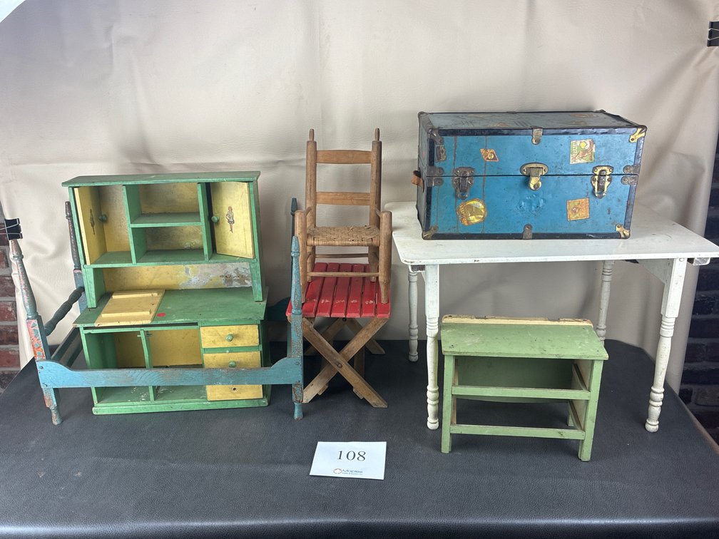 Vintage Large Doll Furniture