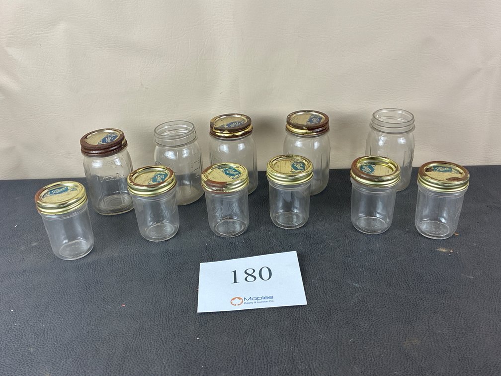 Large Assortment Of Mason Jars
