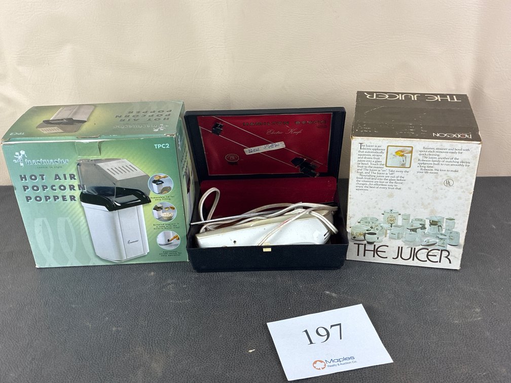 Popcorn Popper and Juicer