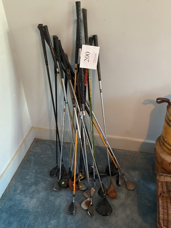 Assortment of Golf Clubs