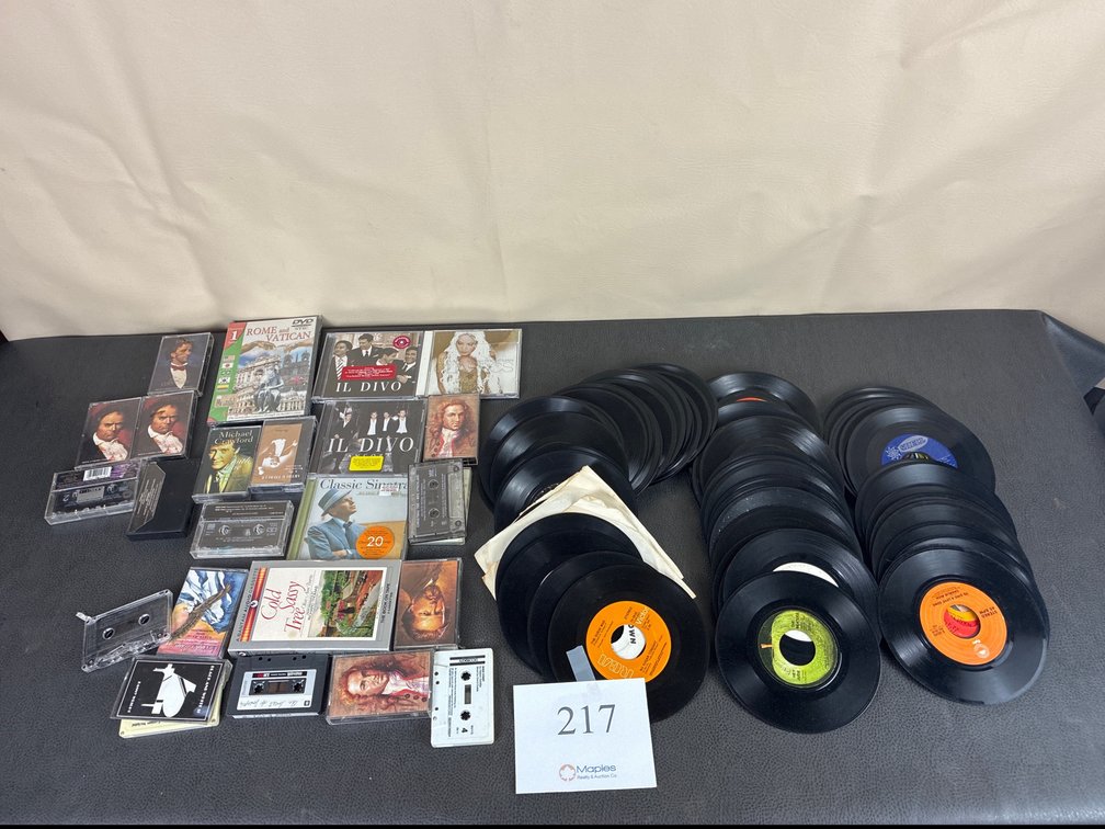 Assortment of Records And Cassettes